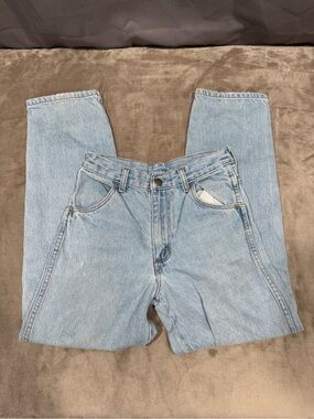 Vintage Rustler Light Wash Kids Jeans - Pale Blue Denim